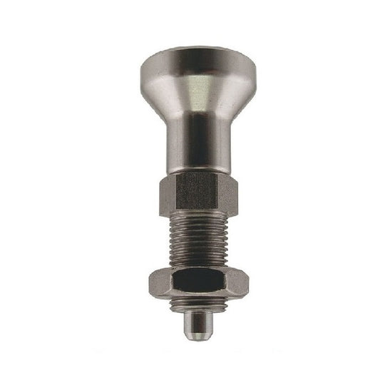 Indexing Plungers - M10x1 - Extra Fine - 17 mm - 0.6 N Non Locking - Stainless Steel