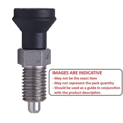 1046382 | PLIT-050-095C-47-K-C (Each) --- Indexing Pull Knob Plungers - 3/8-16 UNC - 9.53mm - 47 mm - 0.5 N Non Locking - Steel Plunger