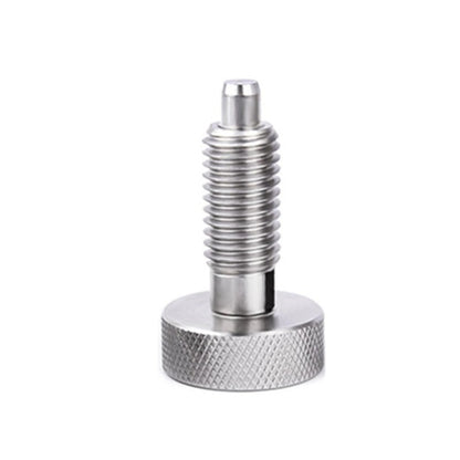 1059236 | PLST-048F-102-HKS-013 (Each) --- Spring Plungers - 10-32 UNF - 4.76mm - 10.2 mm - 2.2 N Knurled Handle - Stainless Steel Plunger