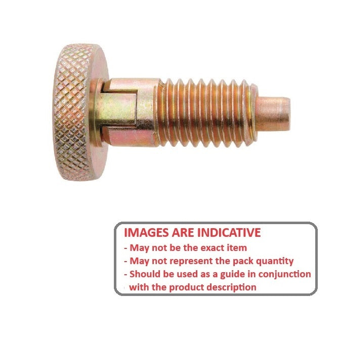 1102913 | PLST-127C-165-HKCL-018 --- Spring Plungers - 1/2-13 UNC (12.7mm) x 16.5 mm x 2.2 N