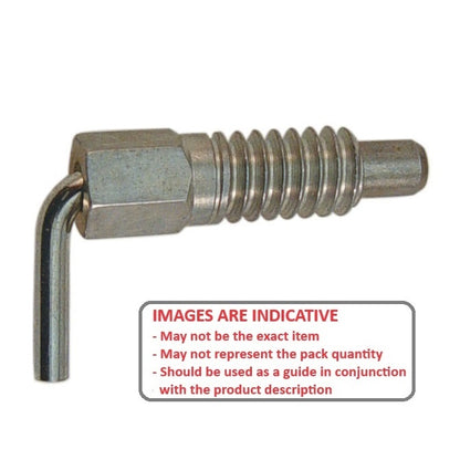 1104015 | PLST-127C-381-HLC-009 --- Spring Plungers - 1/2-13 UNC (12.7mm) x 38.1 mm x 2.2 N