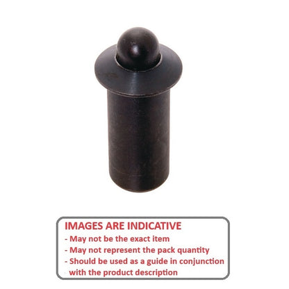 1089807 | PLSP-095-200-C-062 --- Spring Push Fit Plungers - 9.53 mm x 20 mm x 22.2 N