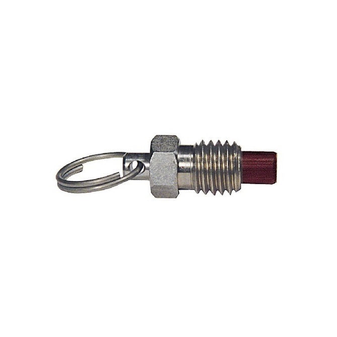 Plungers - Spring - Ring Handle - Non Locking - Steel-Phenolic