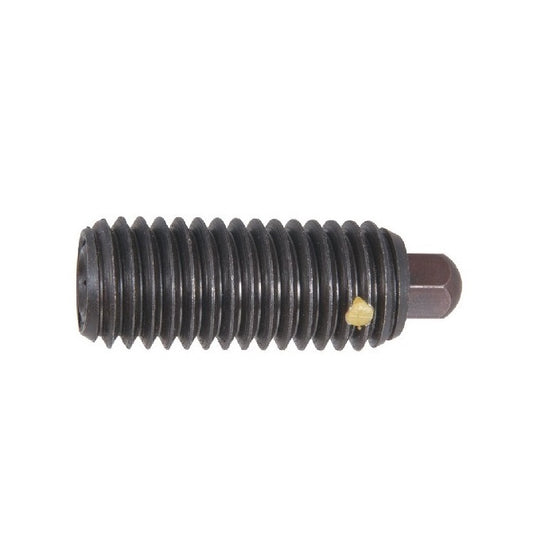 Spring Plungers - 1/4-20 UNC - 6.35mm - 25.4 mm - 13.4 N No Handle - Steel Body with Acetal