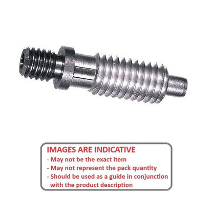 1073153 | PLST-064C-127-TASL-005 (125 Pcs) --- Spring Plungers - 1/4-20 UNC (6.35mm) x 12.7 mm x 1 N