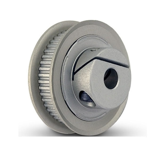 1126956 | P-030G-022-090FF-AL-E-060 (Each) --- Metric Timing Pulleys - 22 tooth - 9x6 mm 3mm Pitch - Aluminium Pulley
