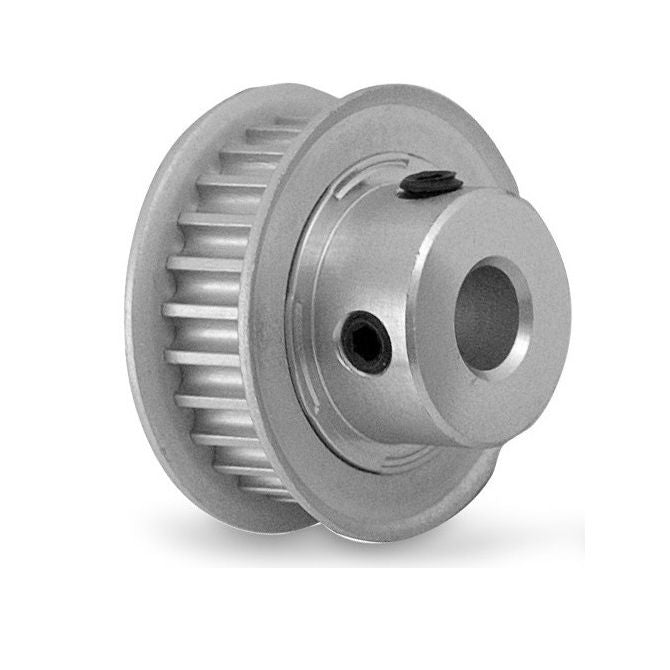 1112810 | P-030H-016-060FF-AL-G-048 (Each) --- Metric Timing Pulleys - 16 tooth - 6x4.763 mm 3mm Pitch - Aluminium Pulley
