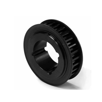 Metric Timing Pulleys - 22 tooth - 20 mm - Determined by Taperlock Series - Steel - Black Oxide