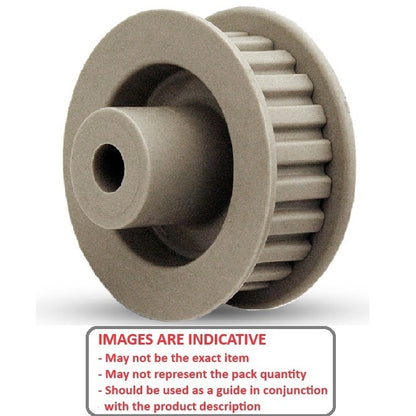 1159789 | P-MXL-048-060FF-PP-N-080 (Each) --- Inch Timing Pulleys - 48 tooth - 6.4x8 mm 2.032mm Pitch MXL - Plastic Pulley