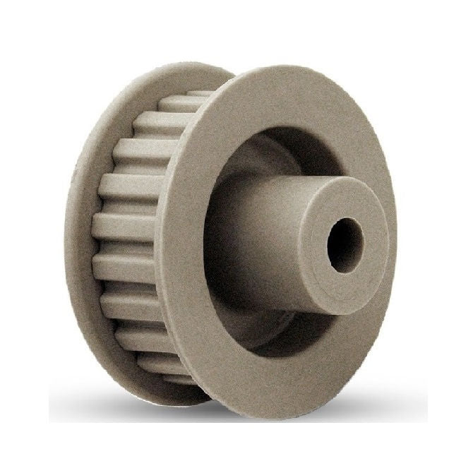1096631 | P-050H-012-090FF-PP-N-040 (PK-4) --- Metric Timing Pulleys - 12 tooth - 9x4 mm 5mm Pitch - Plastic Pulley