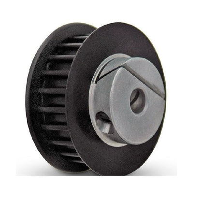 1094361 | P-050H-011-090FF-PP-E-040 (PK-5) --- Metric Timing Pulleys - 11 tooth - 9x4 mm 5mm Pitch - Plastic Pulley