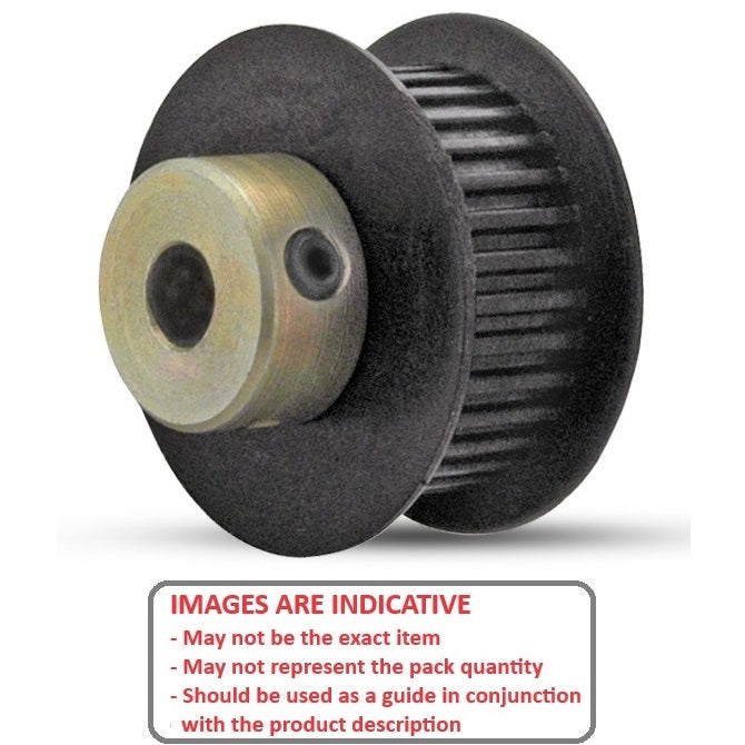 1168619 | P-030H-060-090FF-PP-GAI-120 (Each) --- Metric Timing Pulleys - 60 tooth - 9x12 mm 3mm Pitch - Plastic Pulley