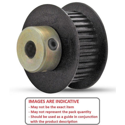 1168619 | P-030H-060-090FF-PP-GAI-120 (Each) --- Metric Timing Pulleys - 60 tooth - 9x12 mm 3mm Pitch - Plastic Pulley