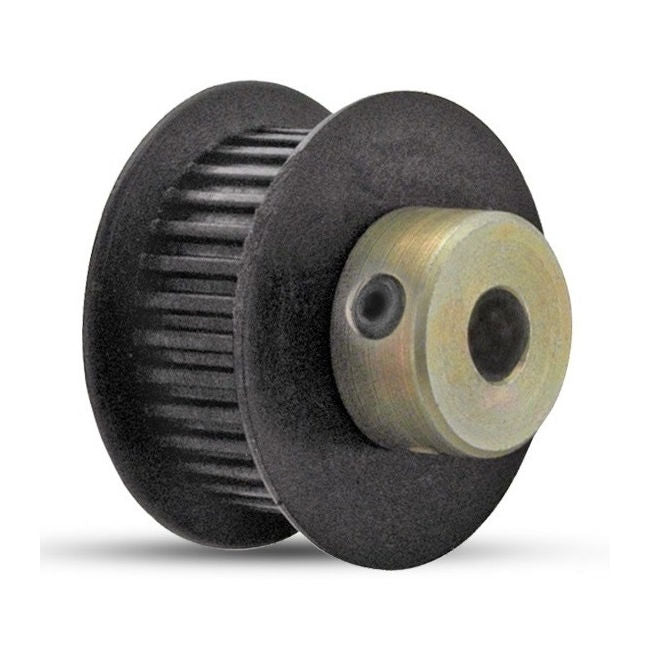 1184329 | P-020G-090-060FF-PP-GB-060 (PK-4) --- Metric Timing Pulleys - 90 tooth - 6x6 mm 2mm Pitch - Plastic Pulley