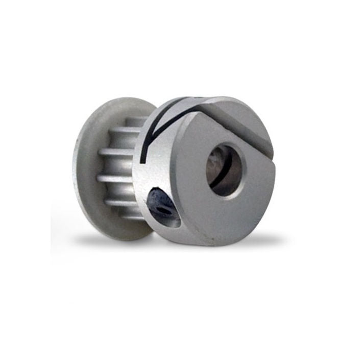 1117301 | P-030G-018-090FH-AL-E-060 (Each) --- Metric Timing Pulleys - 18 tooth - 9x6 mm 3mm Pitch - Aluminium Pulley