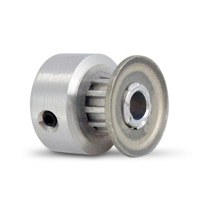 1105384 | P-025T-014-060FH-AL-G-030 (Each) --- Metric Timing Pulleys - 14 tooth - 6x3 mm 2.5mm Pitch T2.5 6mm Wide - Aluminium Pulley
