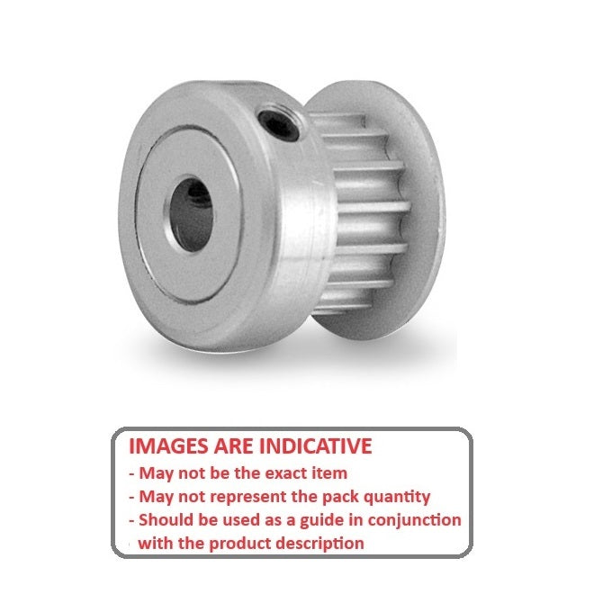 1127665 | P-030H-022-060FH-AL-G-080 --- Metric Timing Pulleys - 22 x 6 mm x 8 mm