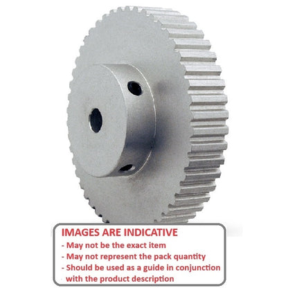 1176309 | P-050H-072-150P-AL-G-095 (Each) --- Metric Timing Pulleys - 72 tooth - 15x9.525 mm 5mm Pitch - Aluminium Pulley