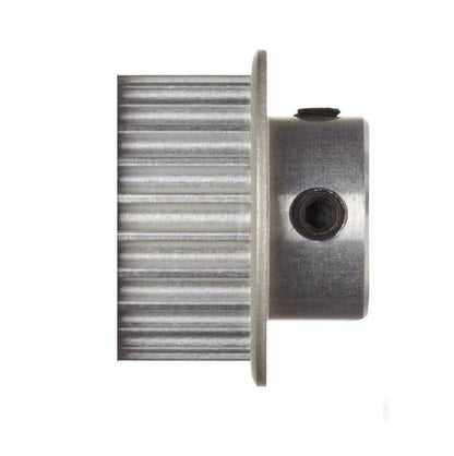 1122545 | P-050H-020-090SF-AL-G-060 (Each) --- Metric Timing Pulleys - 20 tooth - 9x6 mm 5mm Pitch - Aluminium Pulley