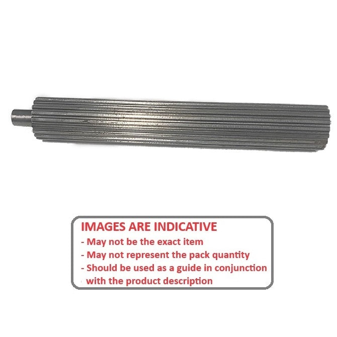 1093194 | P-030H-010-075C (Each) --- Metric Timing Stock Pulleys - 10 tooth - 75x9.5 mm 3mm Pitch - Carbon Steel Pulley