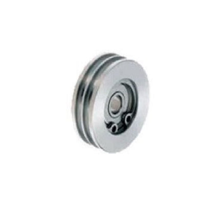 1038523 | PUI004-0170-030-S4S440 (Each) --- U Groove Idler Pulleys - 2x17x3 mm Double Row - Stainless Steel 304 Similar to A2 or 18-8 HRB80