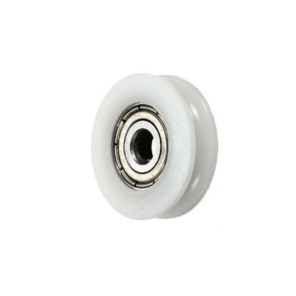 1002588 | PUI008-0159-032-N-BB (Each) --- U Groove Idler Pulleys - 0.79x15.875x3.175 mm Single Row - Nylon Polyamide 6/6 Pulley