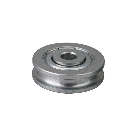 1058248 | PUI048-0318-064-ZB-RS (25 Pcs) --- U Groove Idler Pulleys - 4.76 mm x 31.75 mm x 6.35 mm