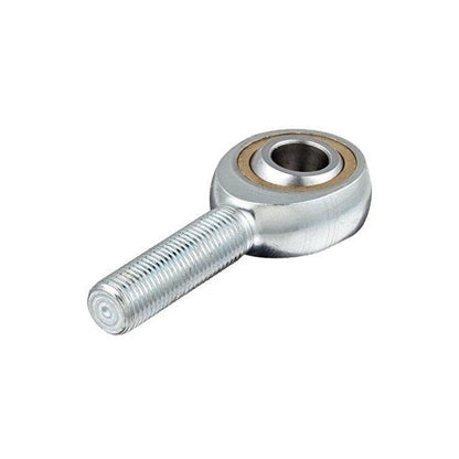 1087362 | REM-095-L-CB (Each) --- Male Rod Ends - 9.525x61.93 mm - 3/8-24 UNF Left  - Bronze Lined Steel Rod End