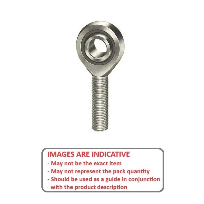 1088804 | REM-095-L-CN --- Male Rod Ends - 9.525 mm x 61.9 mm 3/8-24 UNF Left