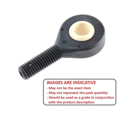 1060605 | REM-048-R-PP --- Male Rod Ends - 4.763 mm x 39.7 mm 10-32 UNF Right