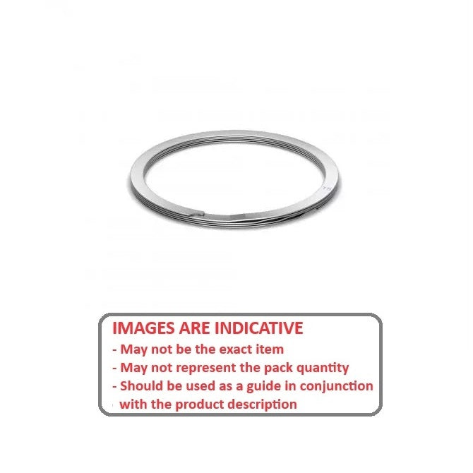 1157220 | RSN-175 (2 Pcs) --- External Retaining Rings - 44.45 mm x 1.58 mm x 41.91 mm