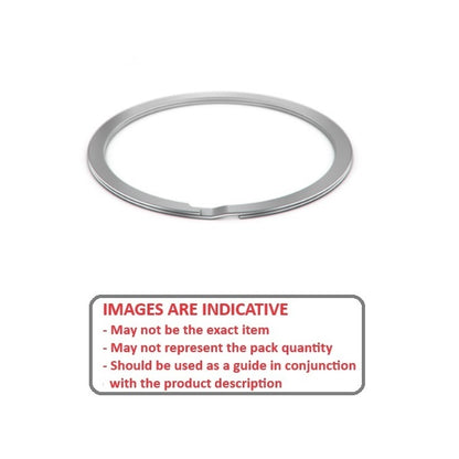 1196823 | RST-475 (Each) --- External Retaining Rings - 120.65x2.82x115.57 mm Spiral Rings - Carbon Spring Steel Spiral Ring