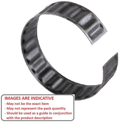 1128155 | TR-222-242-064-S3 (Each) --- Tolerance Retaining Rings - 22.225 to 22.174 24.206 to 24.130 6.35 mm - Stainless Steel 301 Similar to A2, 302, 304, 18-8 Ring