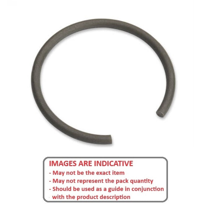 1155135 | WRI-0420-RD (PK-10) --- Internal Retaining Rings - 42x2.5x44.5 mm Round Wire - Carbon Spring Steel Wire Clip