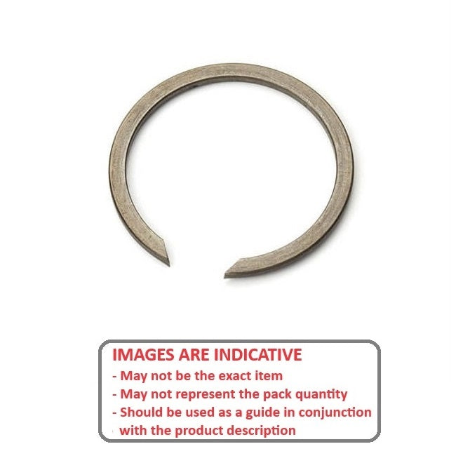 1139075 | WRI-0250-LS (Each) --- Internal Retaining Rings - 25x1.2x25.8 mm Snap Rings - Carbon Spring Steel Snap Ring