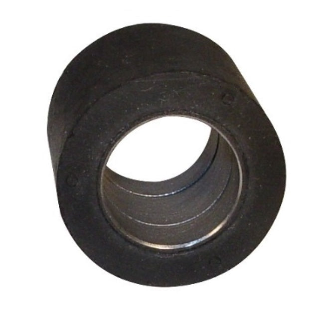 Rollers - Solid Shaft Mount - Bonded Insert - Black Neoprene