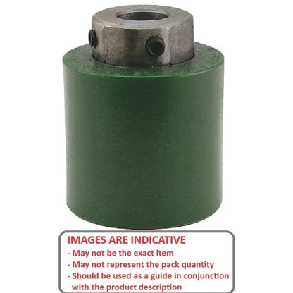 1188874 | RR-386RS --- Solid Shaft Mount Rollers - 101.6 mm x 49.28 mm 25.43 - 25.55