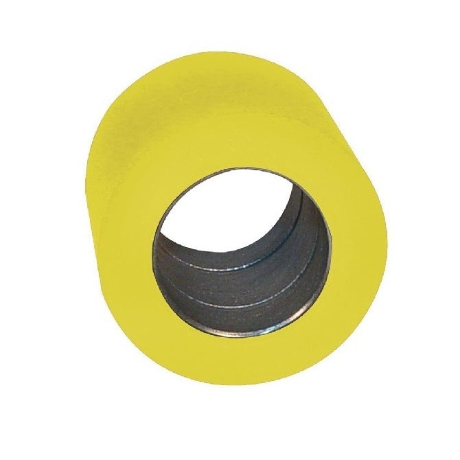 Rollers - Solid Shaft Mount - Bonded Insert - Coloured Urethane