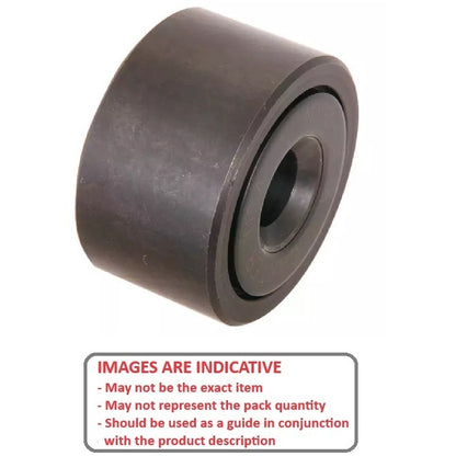 1119805 | NCF105RS (Each) --- Self Lubricating Roller Followers - Diameter - A - 19.05 - 14.288 - 6.35  - Steel