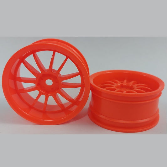 1227708 | RM-XR-052-O-12 (2 Pcs) --- Rims - Fluro Orange 12 Spoke