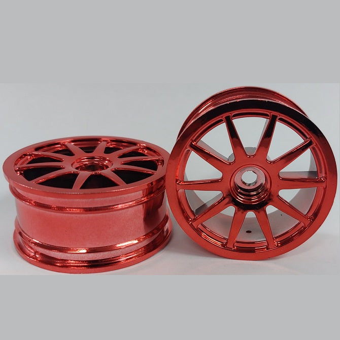 1227622 | RM-XR-052-R-10 (4 Pcs) --- Rims - Red 10 Spoke