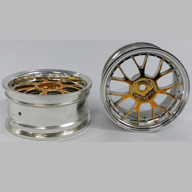 1227495 | RM-XR-052-SY-7K (5 Pcs) --- Rims - Silver with Yellow 7 Fork Spoke