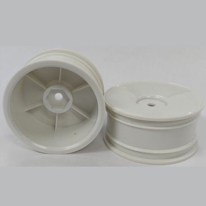 1229625 | RM-XR-052-W-SOL (Per Card) --- RC Car Rims Hobby - Rim Colour White Solid Tenth Scale - Plastic Rim