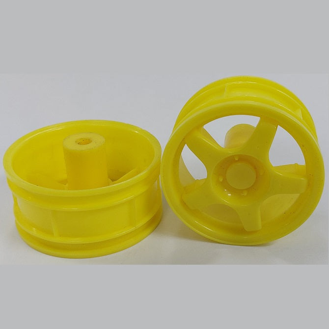 1227318 | RM-XR-052-Y-5 (2 Pcs) --- Rims - Yellow 5 Solid Spoke