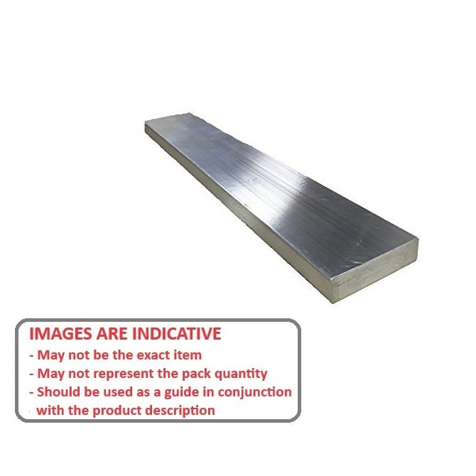 1086783 | 2R-0095-0254-0914-AL6061 (Each) --- Rectangular Bar Rod - 9.525x25.4x914.4 mm - Aluminium 6061-T6511