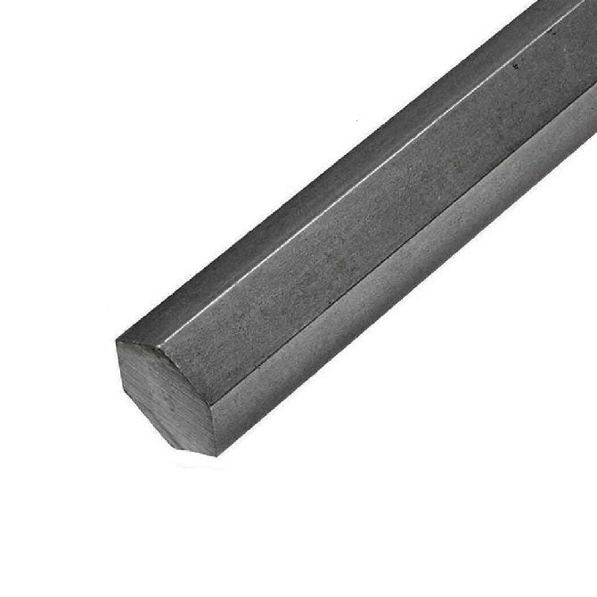 Hexagonal Bar Rod - 12.7x914 mm - Low Carbon - Carbon Steel - Low Carbon