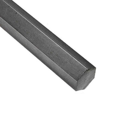 1104081 | 6R-0127-0914-CSL (Length) --- Hexagonal Bar Rod - 12.7x914 mm - Low Carbon - Carbon Steel - Low Carbon