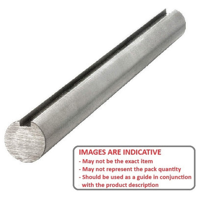 1111683 | 0R-0159-0912-CKW (Each) --- Keyed Carbon Steel Shafting - 15.875x912 - 4.763 x 2.381 - Steel C1018 Cold drawn Shaft