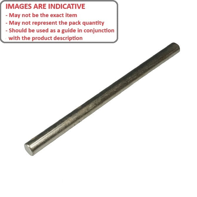 1094974 | 0R-0111-0300-SS302 (Each) --- Round Rod - 11.11x304.8 mm - 302  - Stainless Steel 302 Similar to A2, 304, 18-8