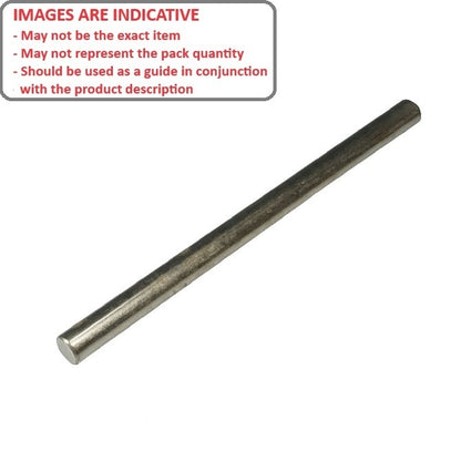 1094974 | 0R-0111-0300-SS302 (Each) --- Round Rod - 11.11x304.8 mm - 302  - Stainless Steel 302 Similar to A2, 304, 18-8